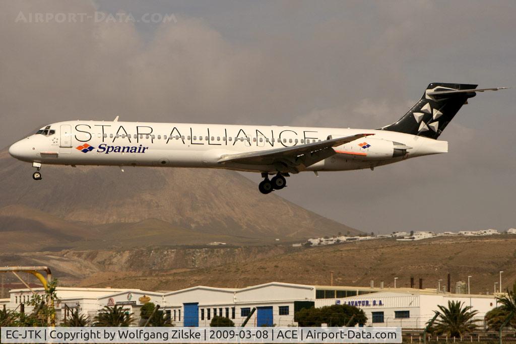 EC-JTK, 1992 McDonnell Douglas MD-87 (DC-9-87) C/N 53348, visitor