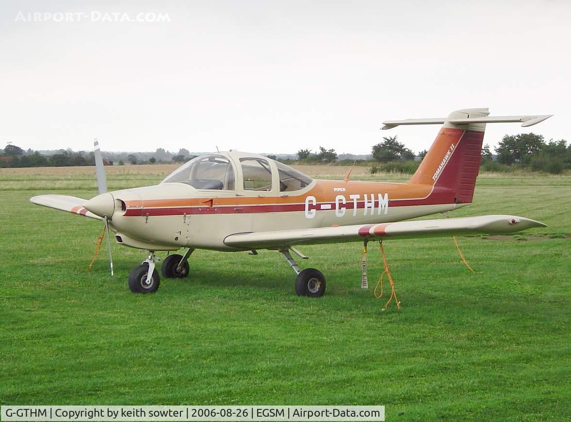 G-GTHM, 1981 Piper PA-38-112 Tomahawk Tomahawk C/N 38-81A0171, Based aircraft