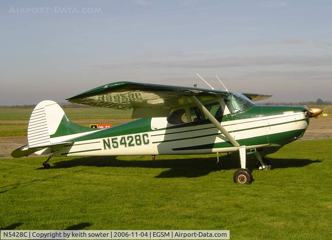 N5428C, 1950 Cessna 170 C/N 19462, Visiting AIrcraft