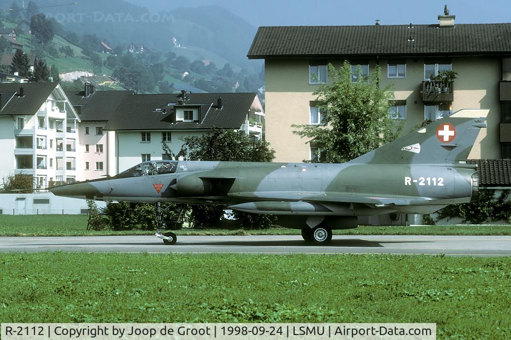 R-2112, Dassault Mirage IIIRS C/N 1035, Refresher course at Buochs.