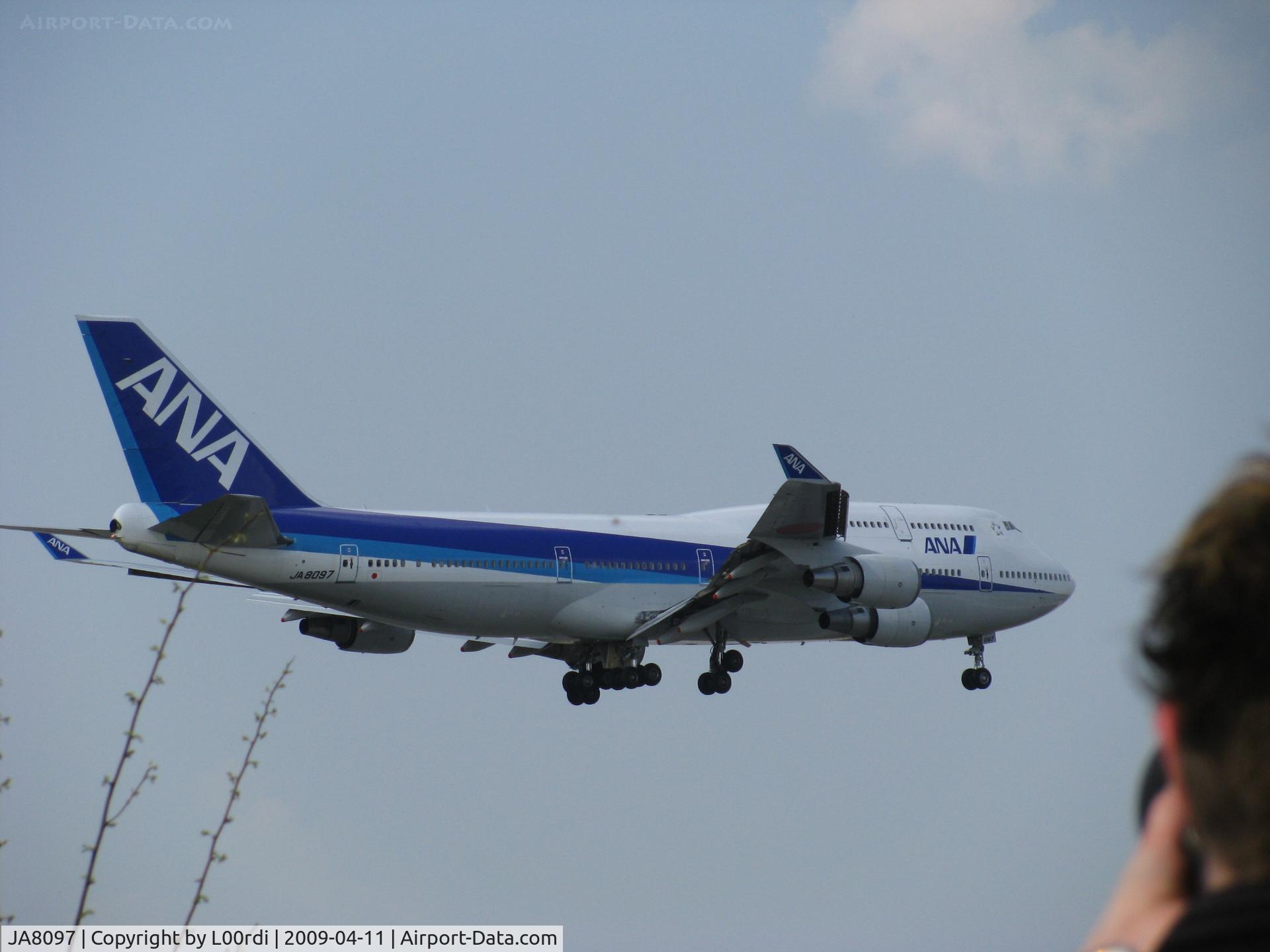JA8097, 1991 Boeing 747-481 C/N 25135, 747 ANA