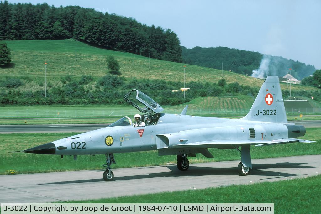 J-3022, Northrop F-5E Tiger II C/N L.1022, My first trip to Switzerland produced lots of new Tigers.