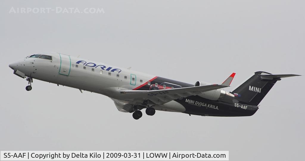 S5-AAF, 1998 Canadair CRJ-200LR (CL-600-2B19) C/N 7272, ADRIA color Mini