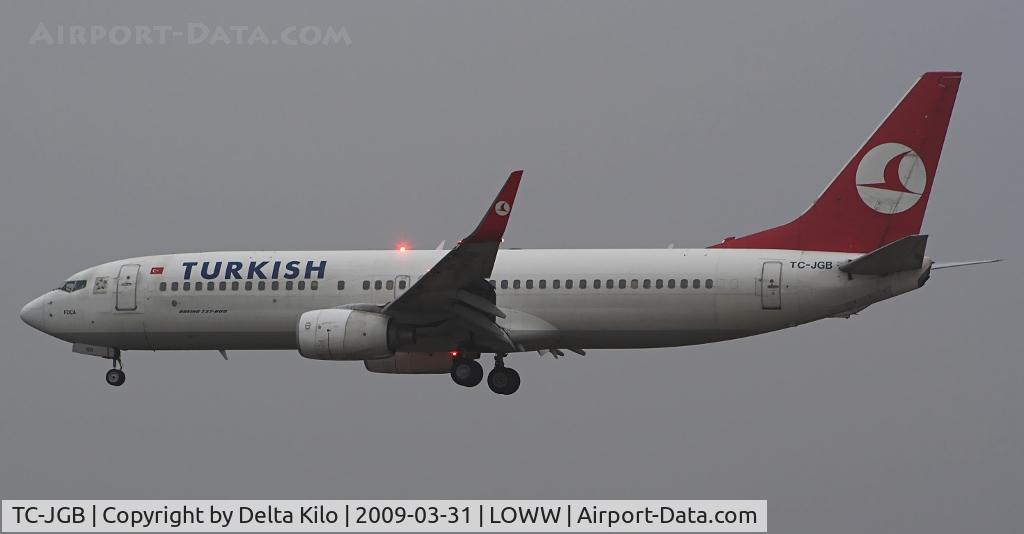 TC-JGB, 2000 Boeing 737-8F2 C/N 29786, TURKISH AIRLINE  B-737-8F2