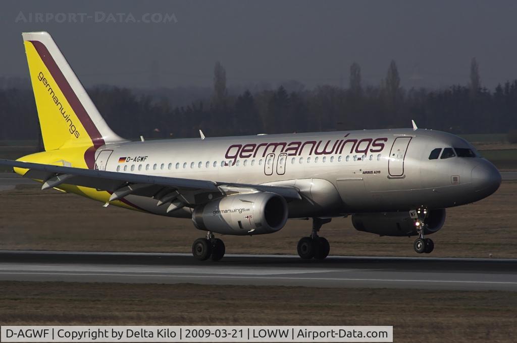 D-AGWF, 2007 Airbus A319-132 C/N 3172, GERMANWINGS  A319