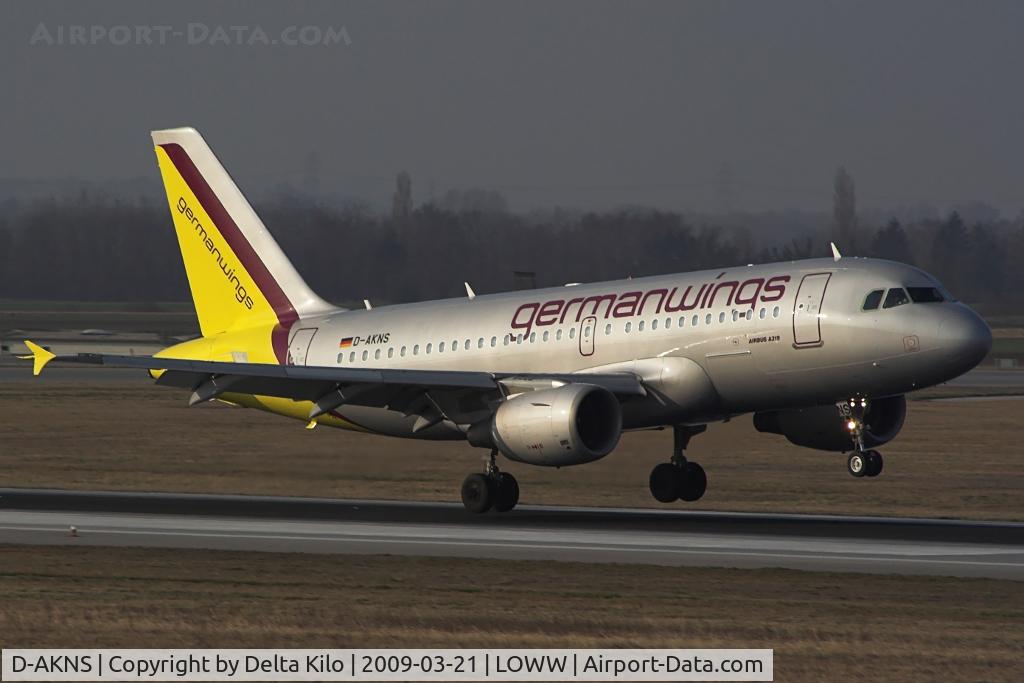 D-AKNS, 2000 Airbus A319-112 C/N 1277, GERMANWINGS  A319  ex T-Mobile colours