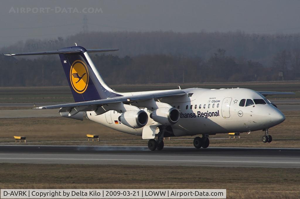D-AVRK, 1996 British Aerospace Avro 146-RJ85 C/N E.2278, Lufthansa Regional