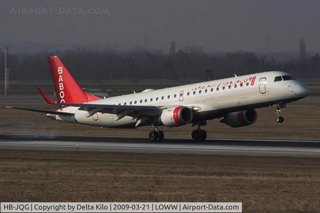 HB-JQG, 2008 Embraer 190LR (ERJ-190-100LR) C/N 19000189, FLY BABOO