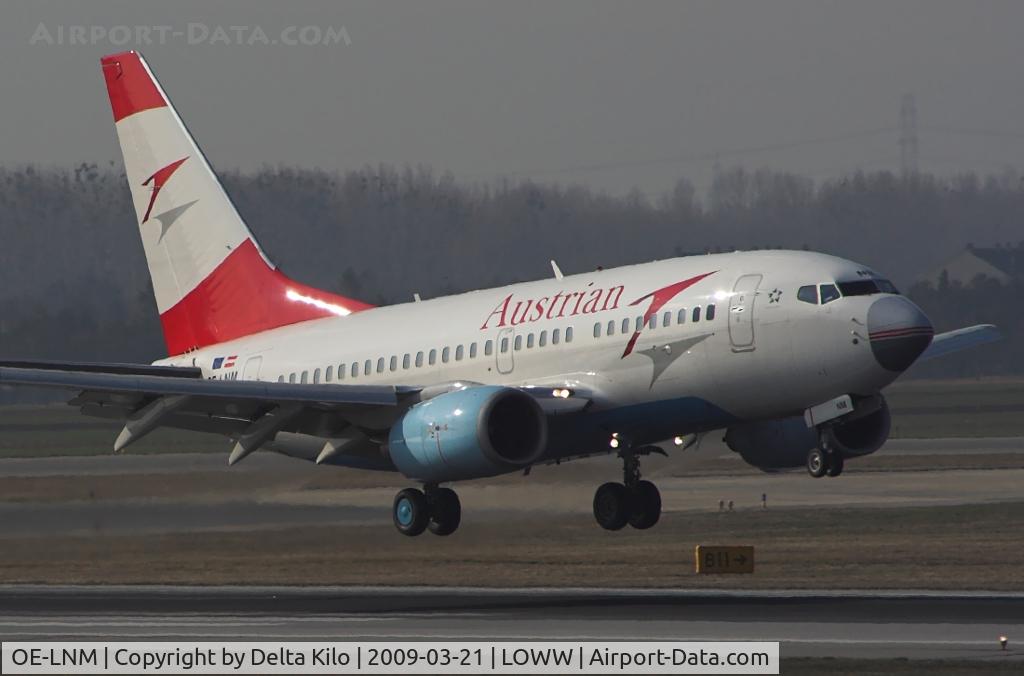 OE-LNM, 2000 Boeing 737-6Z9 C/N 30138, AUSTRIAN AIRLINES with Lauda nose