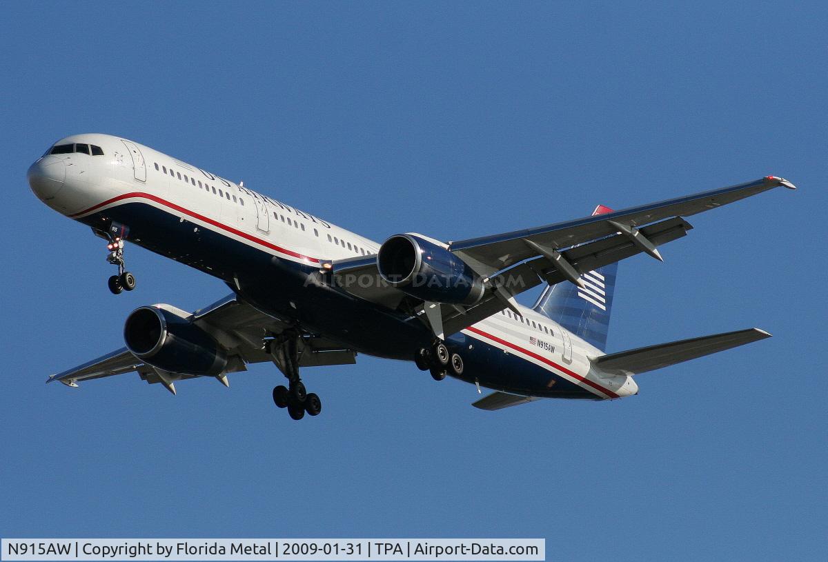 N915AW, 1984 Boeing 757-225 C/N 22209, US Airways 757-200