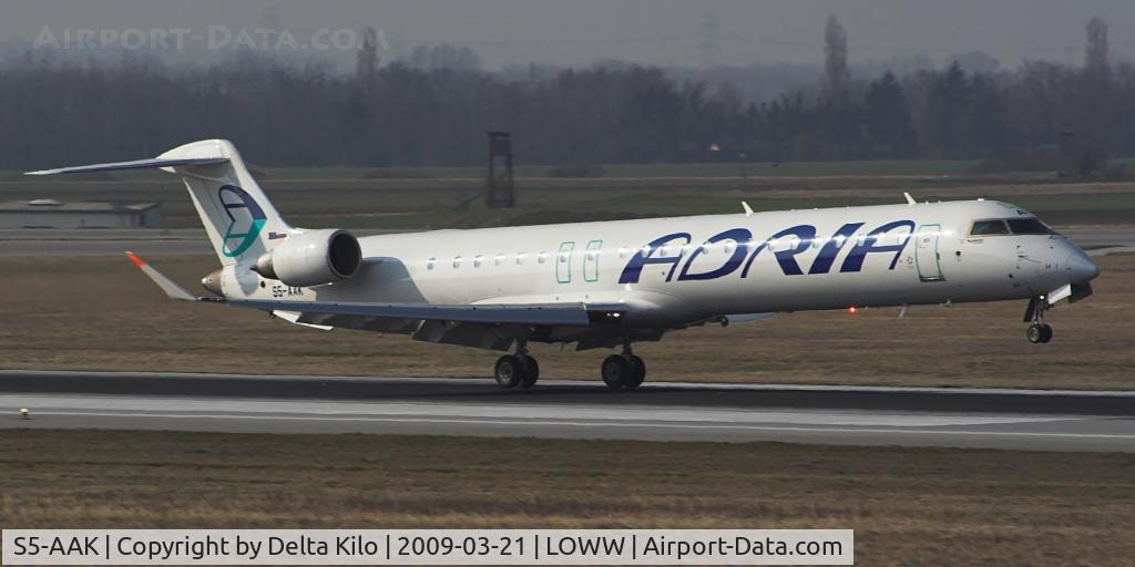 S5-AAK, 2007 Canadair CRJ-900ER (CL-600-2D24) C/N 15128, ADRIA
