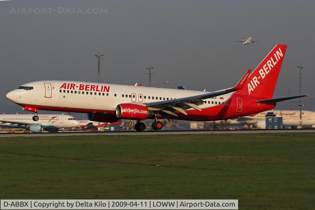 D-ABBX, 2007 Boeing 737-86J C/N 34969, AIR BERLIN