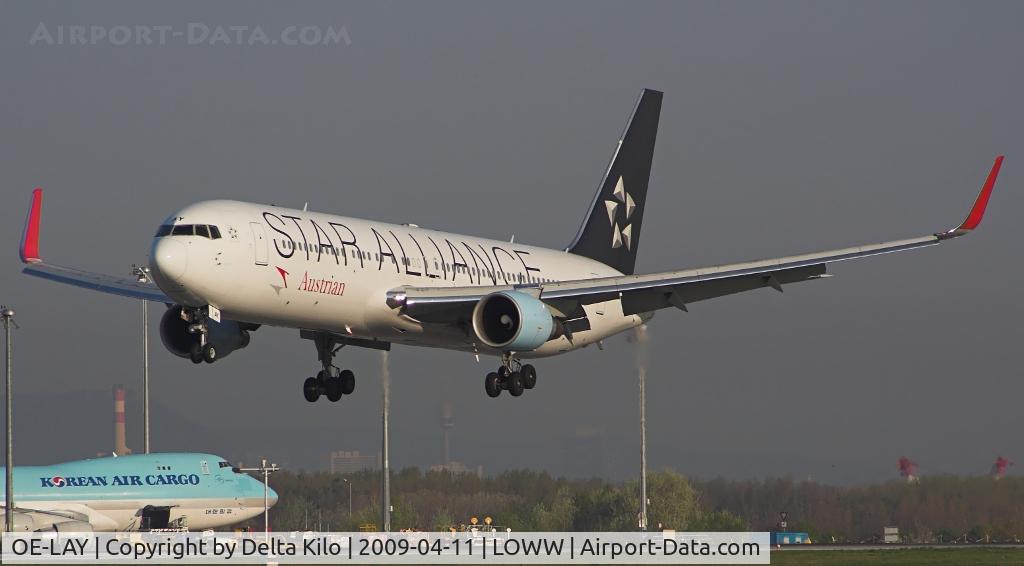 OE-LAY, 1998 Boeing 767-3Z9/ER C/N 29867, AUSTRIAN AIRLINES  B767 with winglets. Winglets made by Aviation Partners Boeing