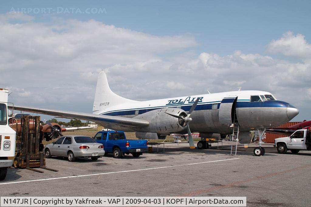N147JR, General Dynamics Corp. 240-27 C/N 403, Tolair Convair 240