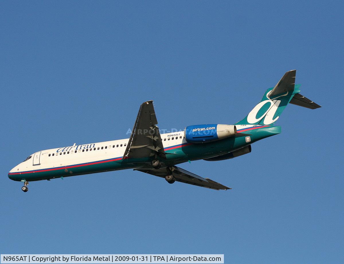 N965AT, 2001 Boeing 717-200 C/N 55026, Air Tran 717