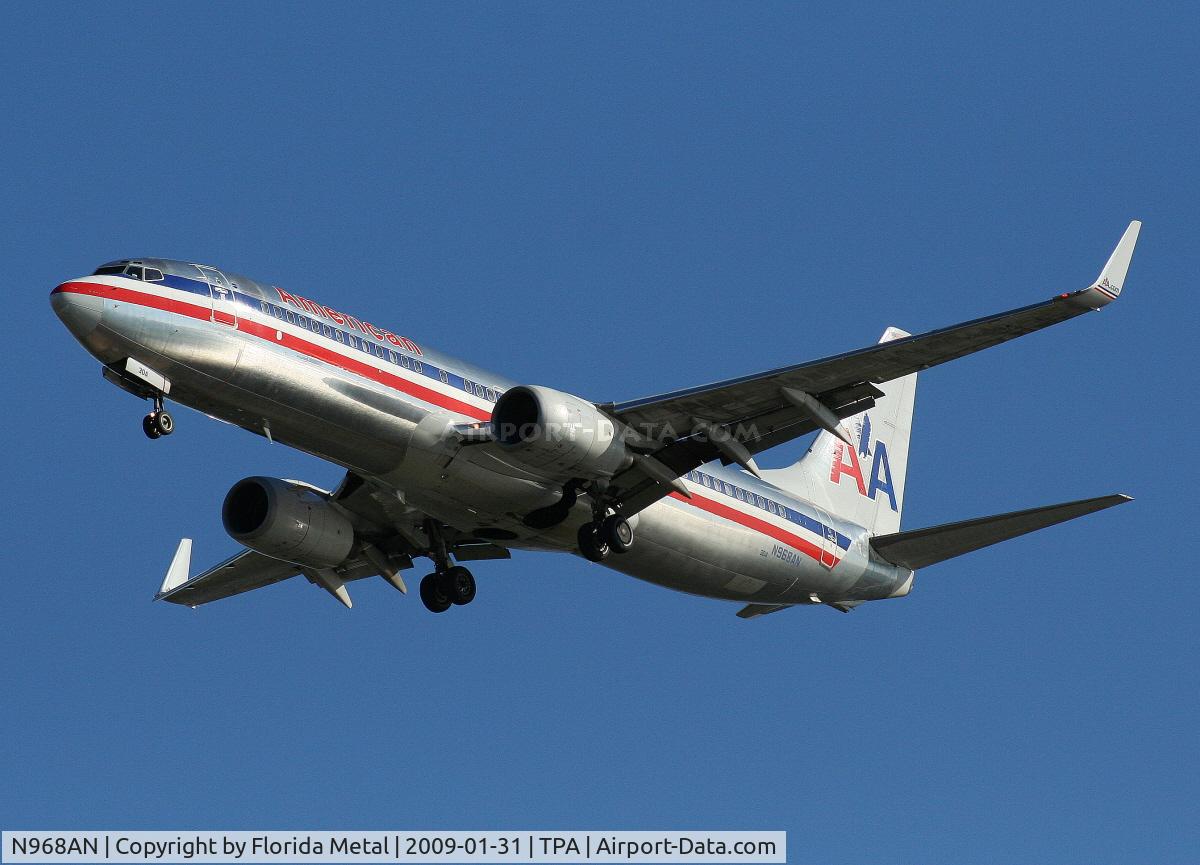 N968AN, 2001 Boeing 737-823 C/N 30095, American 737-800