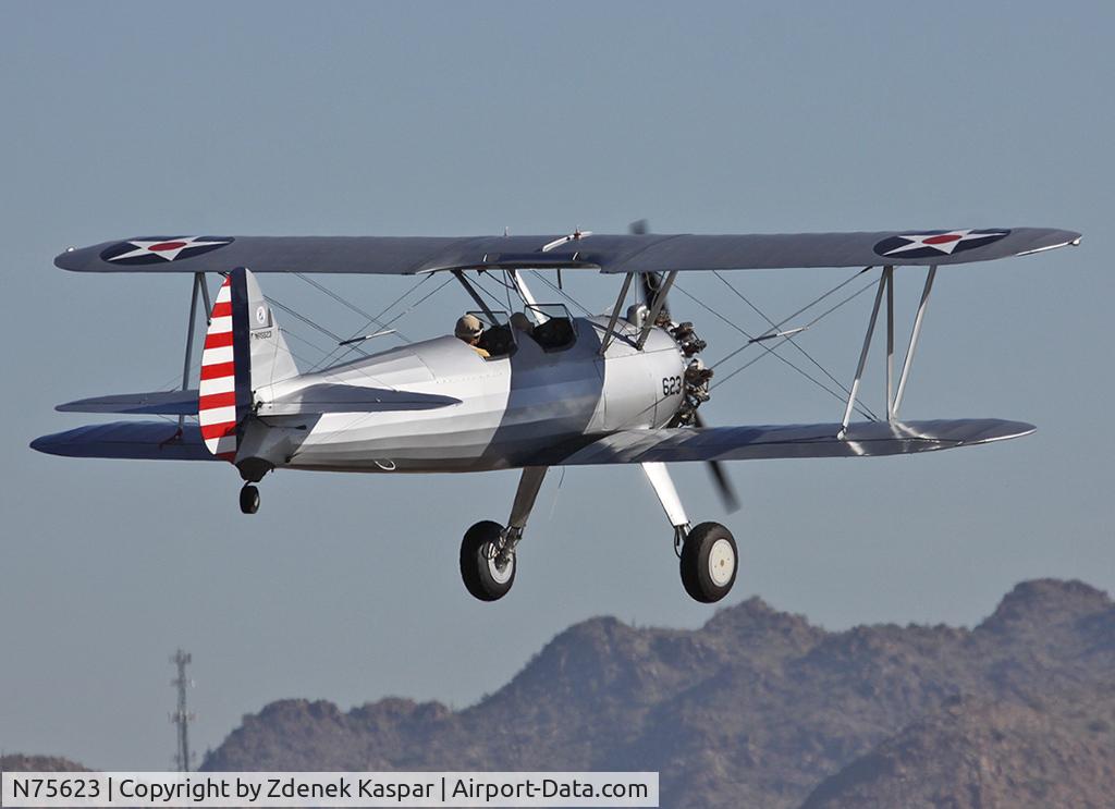 N75623, 1941 Boeing B75N1 C/N 75-1281, Casa Grande