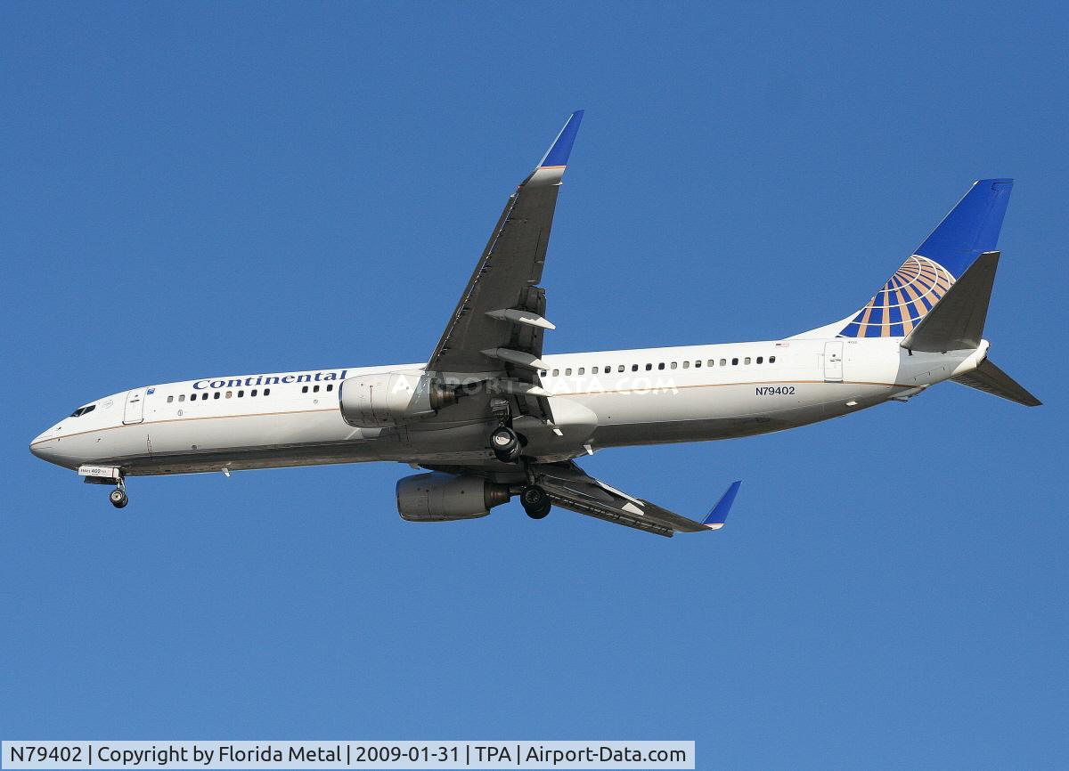 N79402, 2001 Boeing 737-924 C/N 30119, Continental 737-900