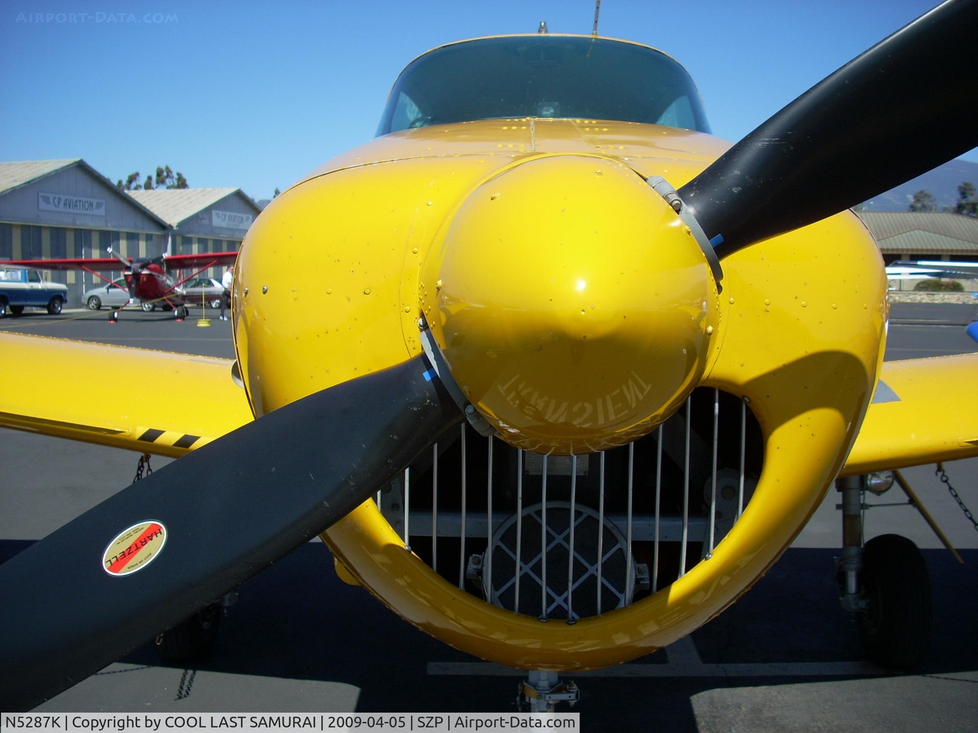 N5287K, 1950 Ryan Navion B C/N NAV-4-2187B, Very cool looking original nose design