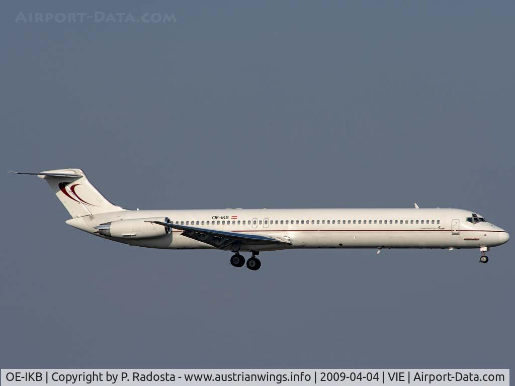 OE-IKB, 1986 McDonnell Douglas MD-83 (DC-9-83) C/N 49448, Probably the last regular MD 83 visitor in Vienna