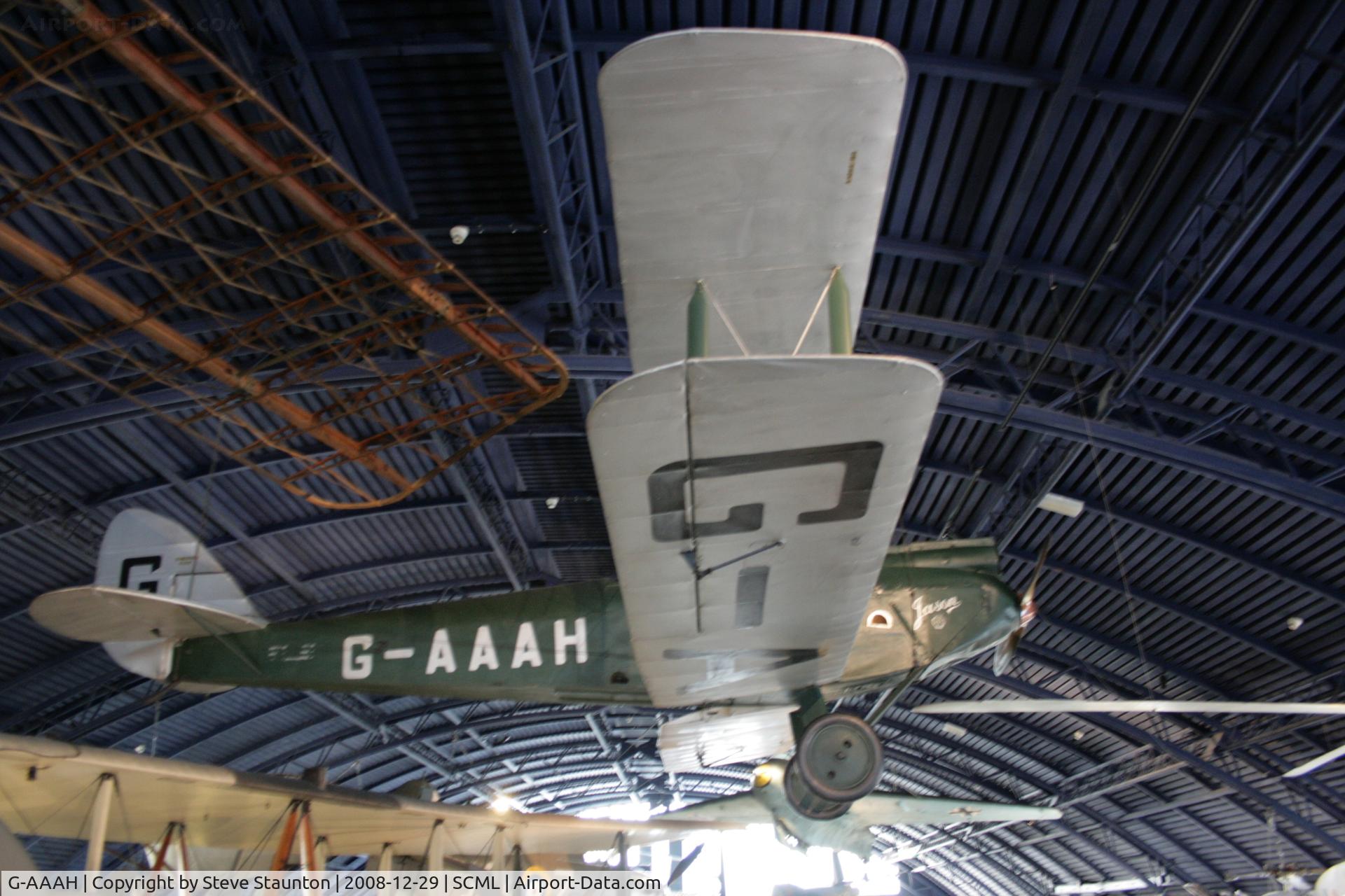 G-AAAH, 1928 De Havilland DH.60G Gipsy Moth C/N 804, Taken at the Science Museum, London. December 2008