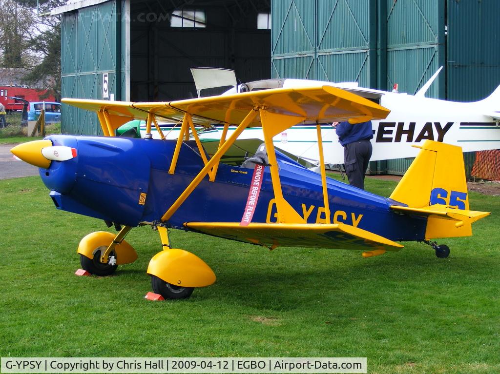 G-YPSY, 1988 Andreasson BA-4B C/N PFA 038-10352, privately owned