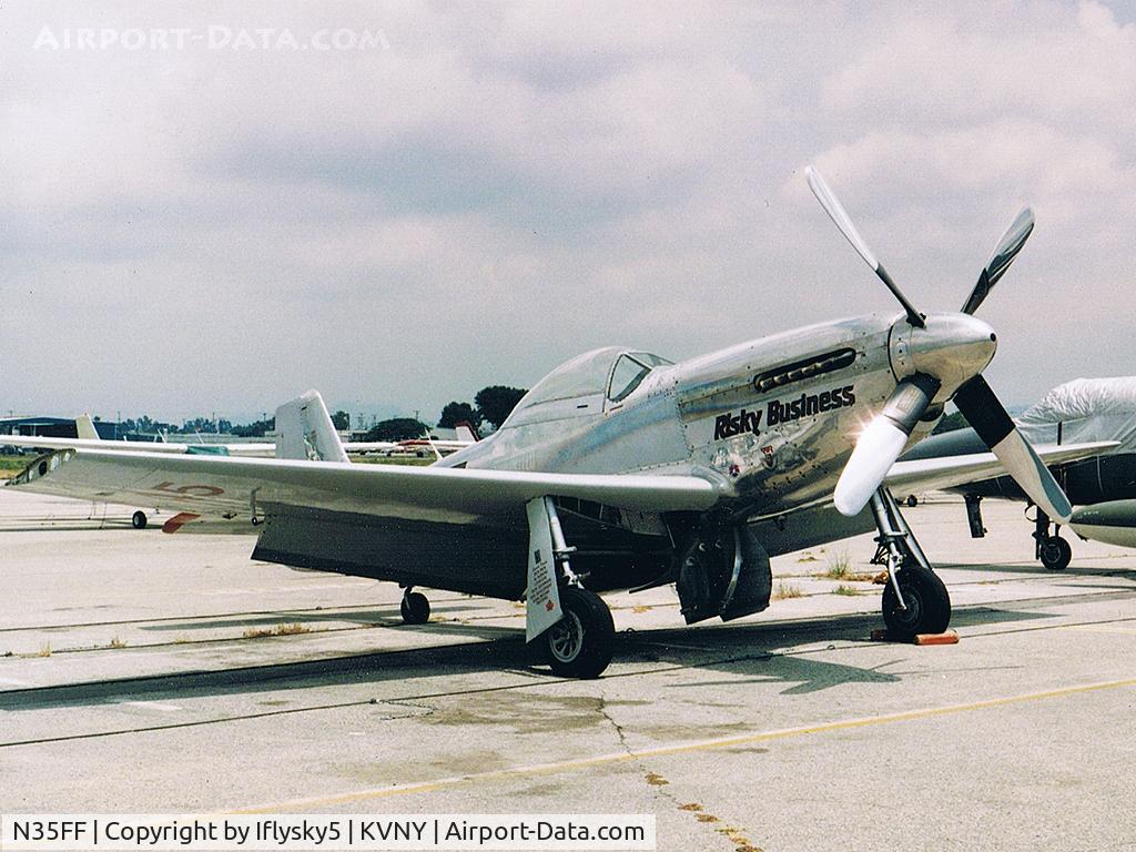 N35FF, 1944 North American F-51D Mustang C/N 44-13253, N35FF NAA F-51D Risky Business