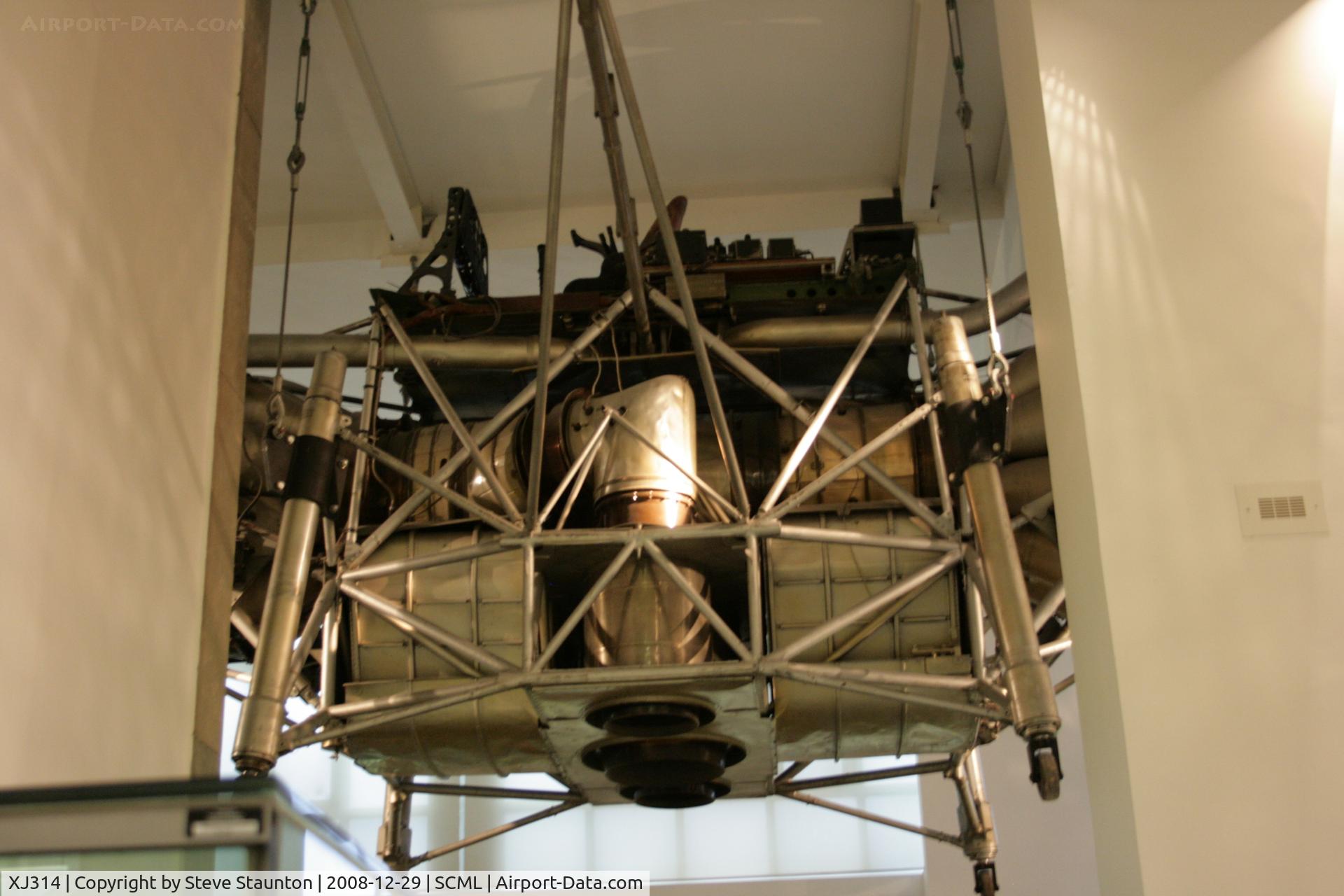 XJ314, Rolls-Royce Thrust Measuring Rig C/N 1, Taken at the Science Museum, London. December 2008