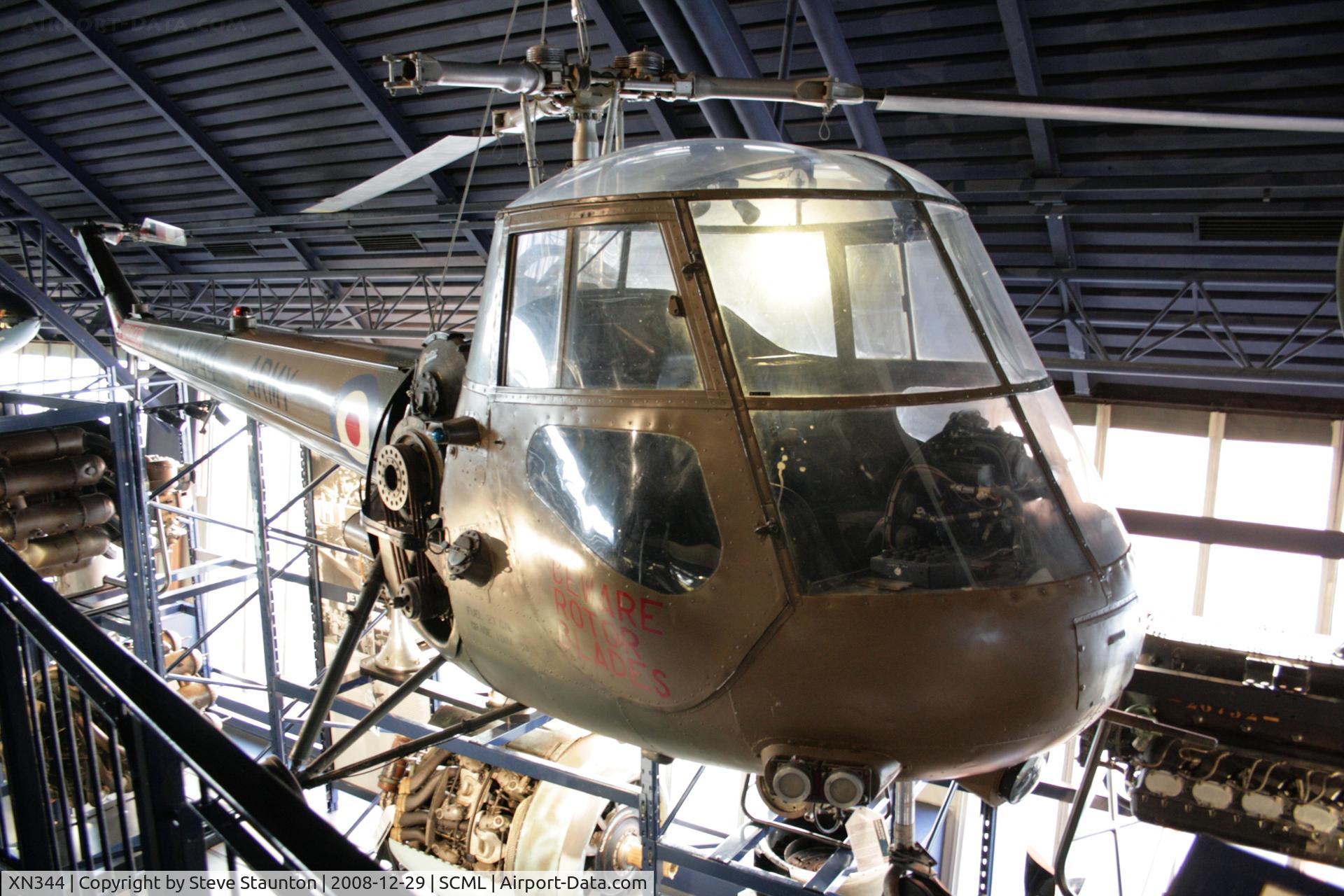 XN344, 1960 Saunders-Roe Skeeter AOP.12 C/N S2/7150, Taken at the Science Museum, London. December 2008