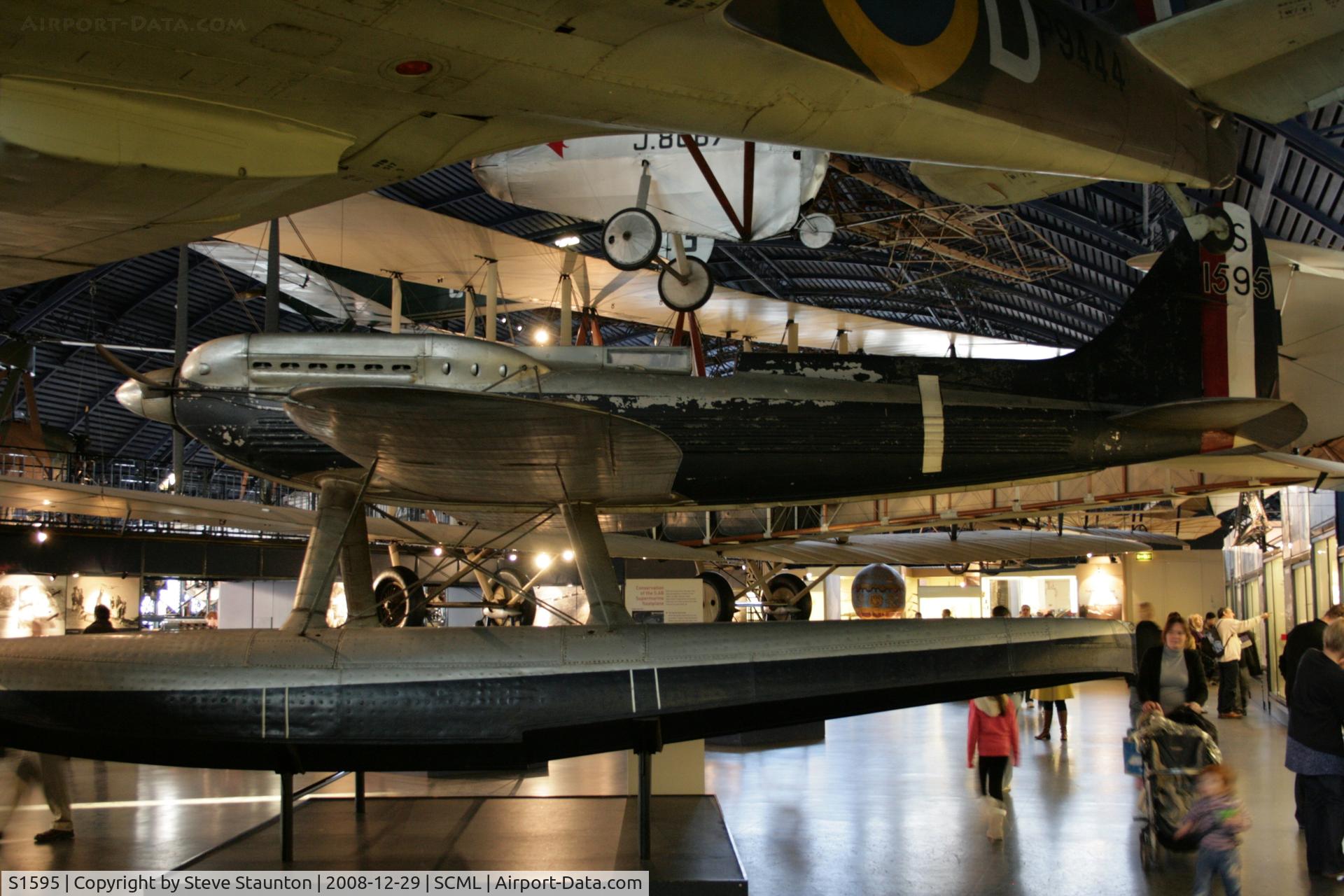 S1595, Supermarine S-6B C/N Not found S1595, Taken at the Science Museum, London. December 2008
