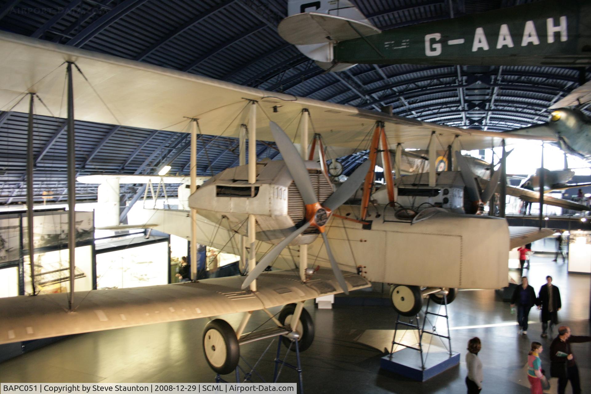 BAPC051, 1918 Vickers FB.27 Vimy IV C/N BAPC.051, Taken at the Science Museum, London. December 2008