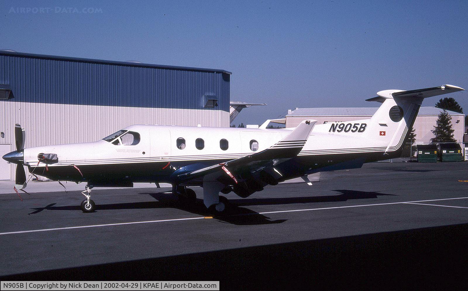 N905B, 2001 Pilatus PC-12/45 C/N 414, KPAE
