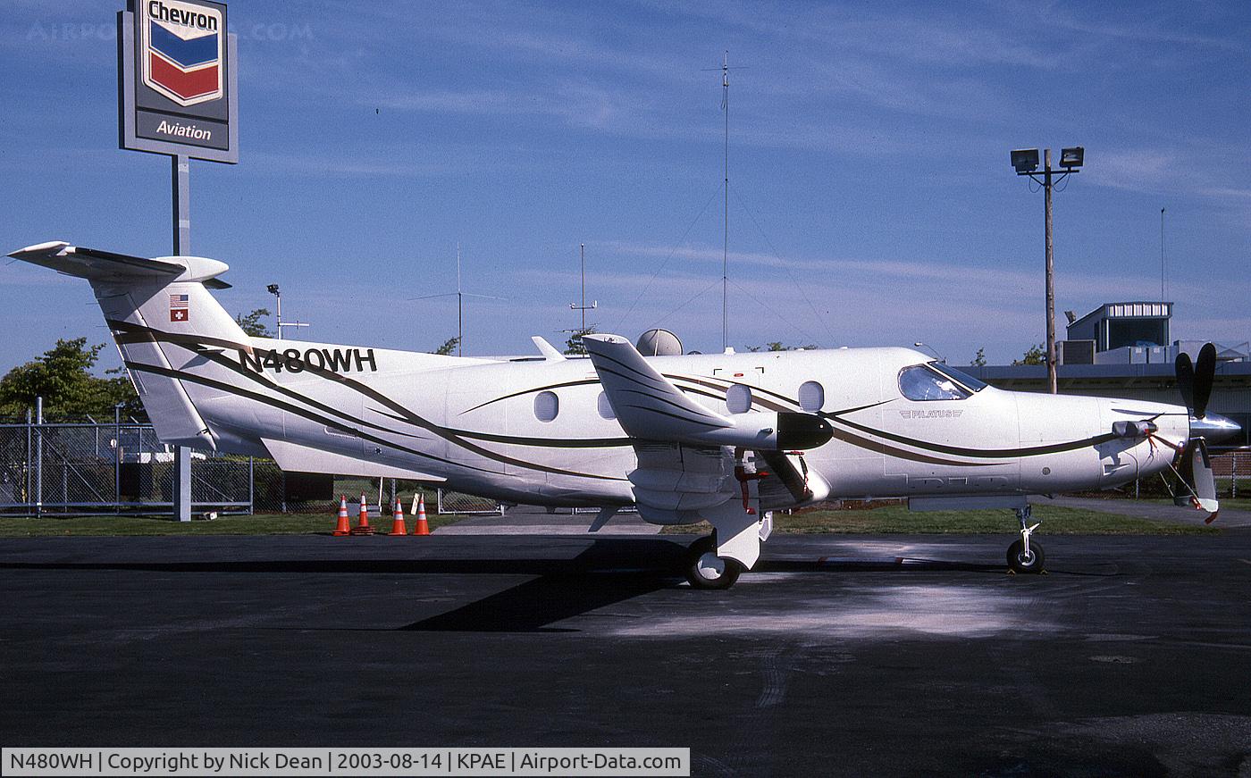 N480WH, 2002 Pilatus PC-12/45 C/N 480, KPAE
