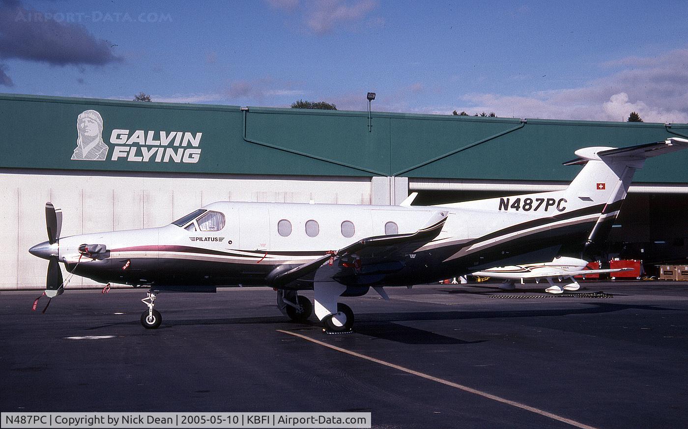 N487PC, 2003 Pilatus PC-12/45 C/N 487, KBFI