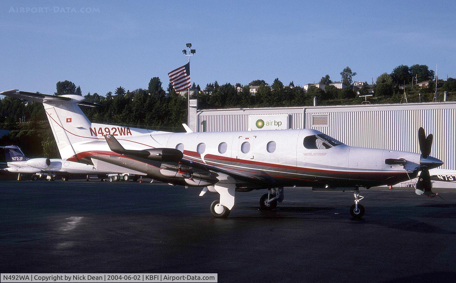 N492WA, 2003 Pilatus PC-12/45 C/N 492, KBFI