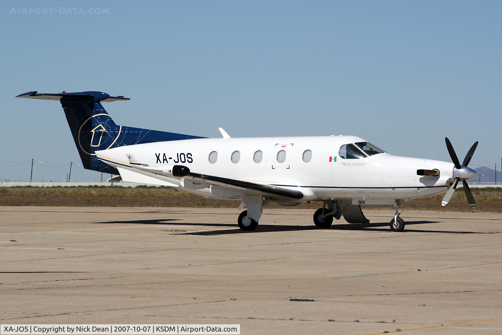 XA-JOS, 2007 Pilatus PCXII/45 C/N 504, KSDM
