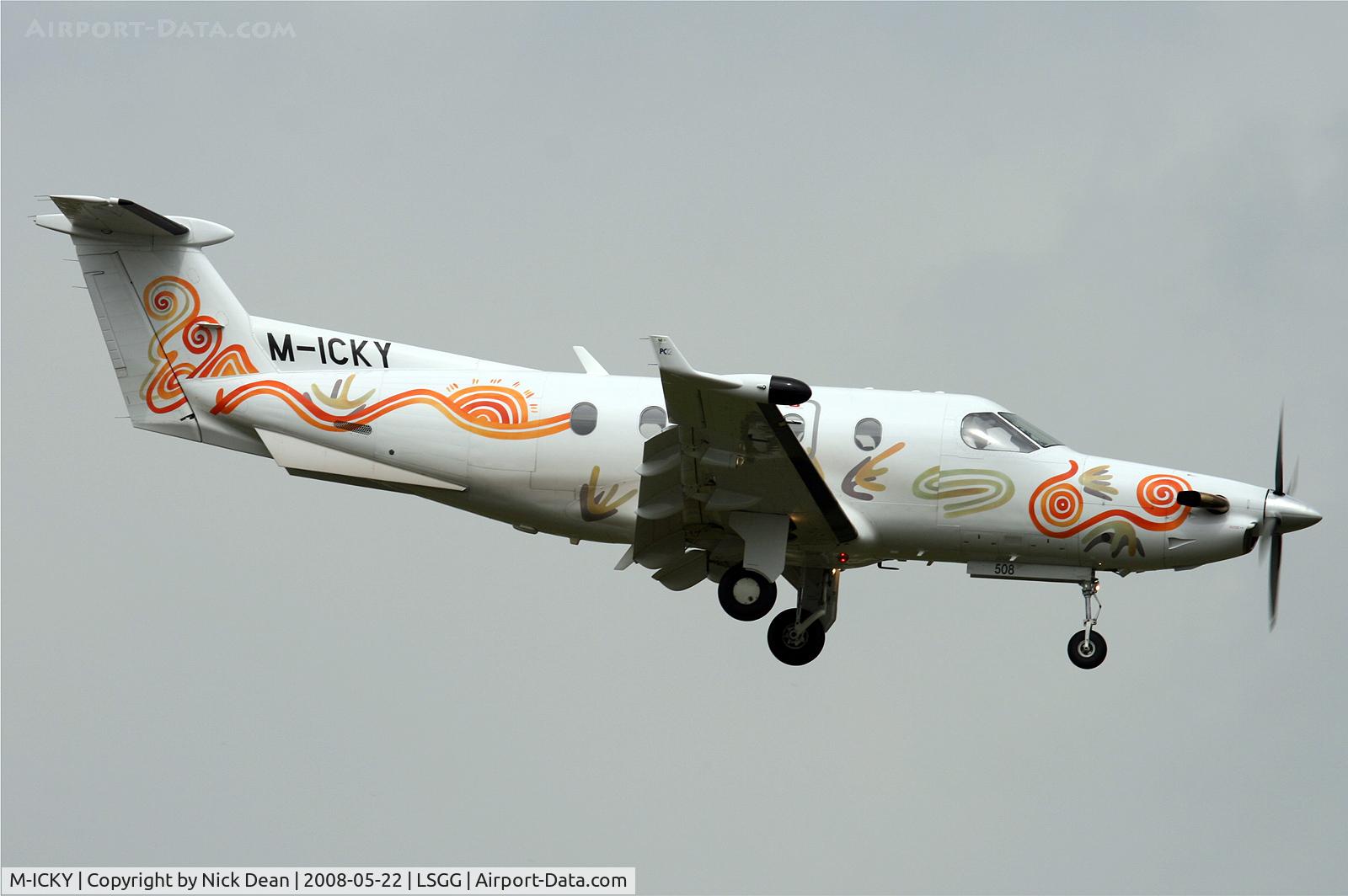 M-ICKY, 2003 Pilatus PC-12/45 C/N 508, LSGG