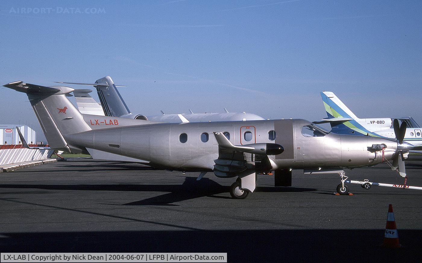 LX-LAB, 2003 Pilatus PC-12/45 C/N 531, LFPB Paris Le Bourget