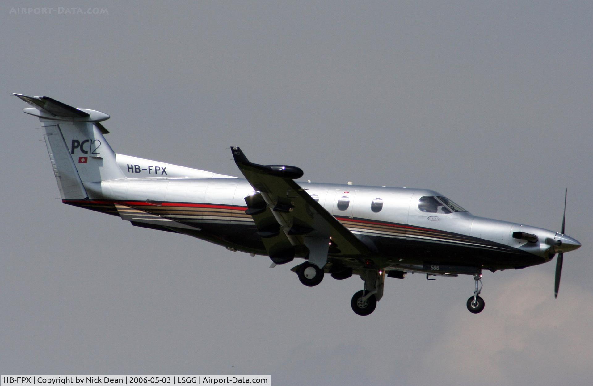 HB-FPX, 2004 Pilatus PC-12/45 C/N 566, LSGG