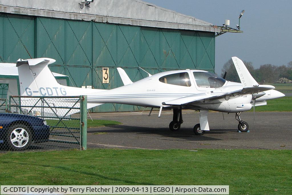 G-CDTG, 2005 Diamond DA-42 Twin Star C/N 42.083, Diamond Twinstar at Wolverhampton 2009 Easter Fly-In day