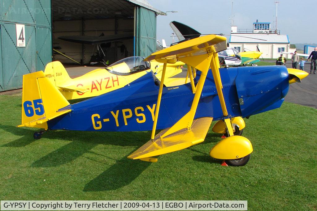 G-YPSY, 1988 Andreasson BA-4B C/N PFA 038-10352, Andreasson  BA4B at Wolverhampton 2009 Easter Fly-In day