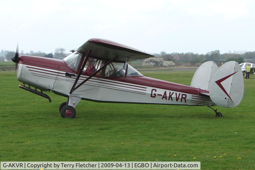 G-AKVR, 1951 Chrislea CH-3 Super Ace Skyjeep 4 C/N 125, Chrislea Super Ace SkyJeep at Wolverhampton 2009 Easter Fly-In day