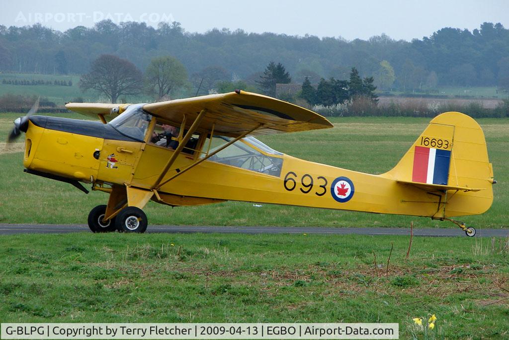 G-BLPG, 1959 Auster J-1N Alpha C/N 3395, 1959 Auster wearing CAF 16639 markings at Wolverhampton 2009 Easter Fly-In day