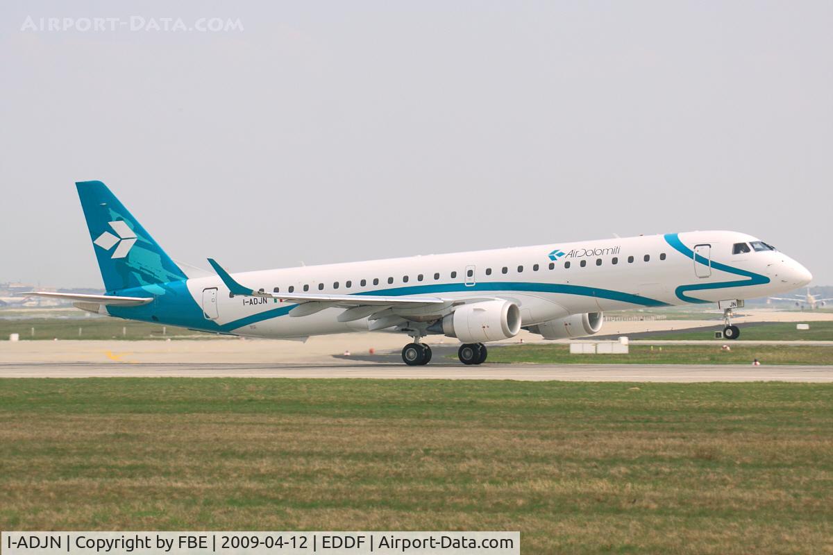 I-ADJN, 2009 Embraer 195LR (ERJ-190-200LR) C/N 19000270, Air Dolomiti ERJ-190 rotates @ RW18W