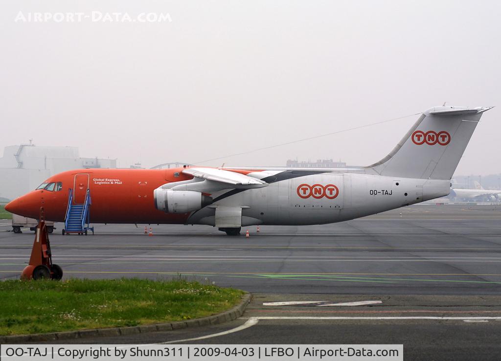 OO-TAJ, 1989 British Aerospace BAe.146-300 C/N E3153, Parked at the Cargo apron