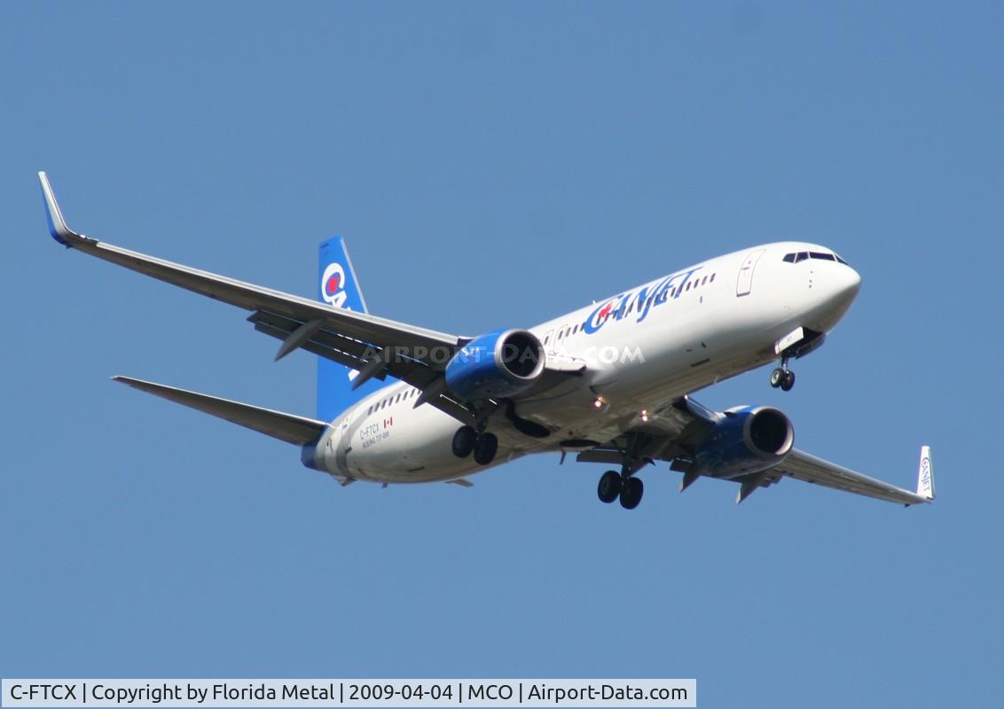C-FTCX, 1999 Boeing 737-8AS C/N 29921, Canjet 737-800