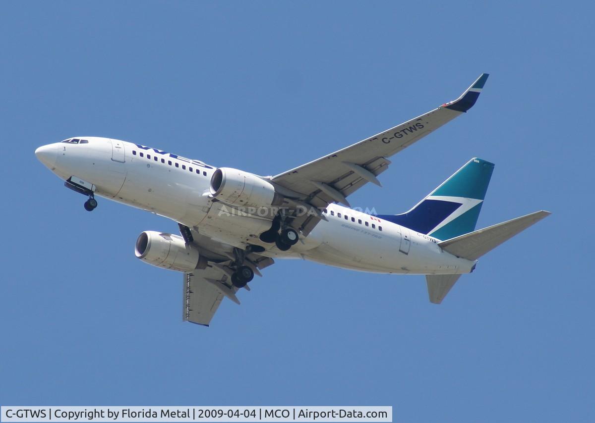 C-GTWS, 2002 Boeing 737-76N C/N 32883, West Jet 737-700