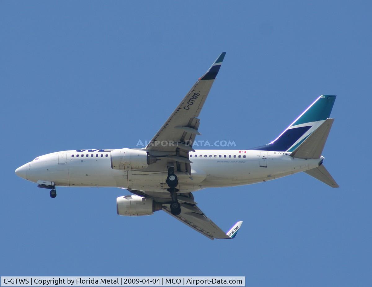 C-GTWS, 2002 Boeing 737-76N C/N 32883, West Jet 737-700