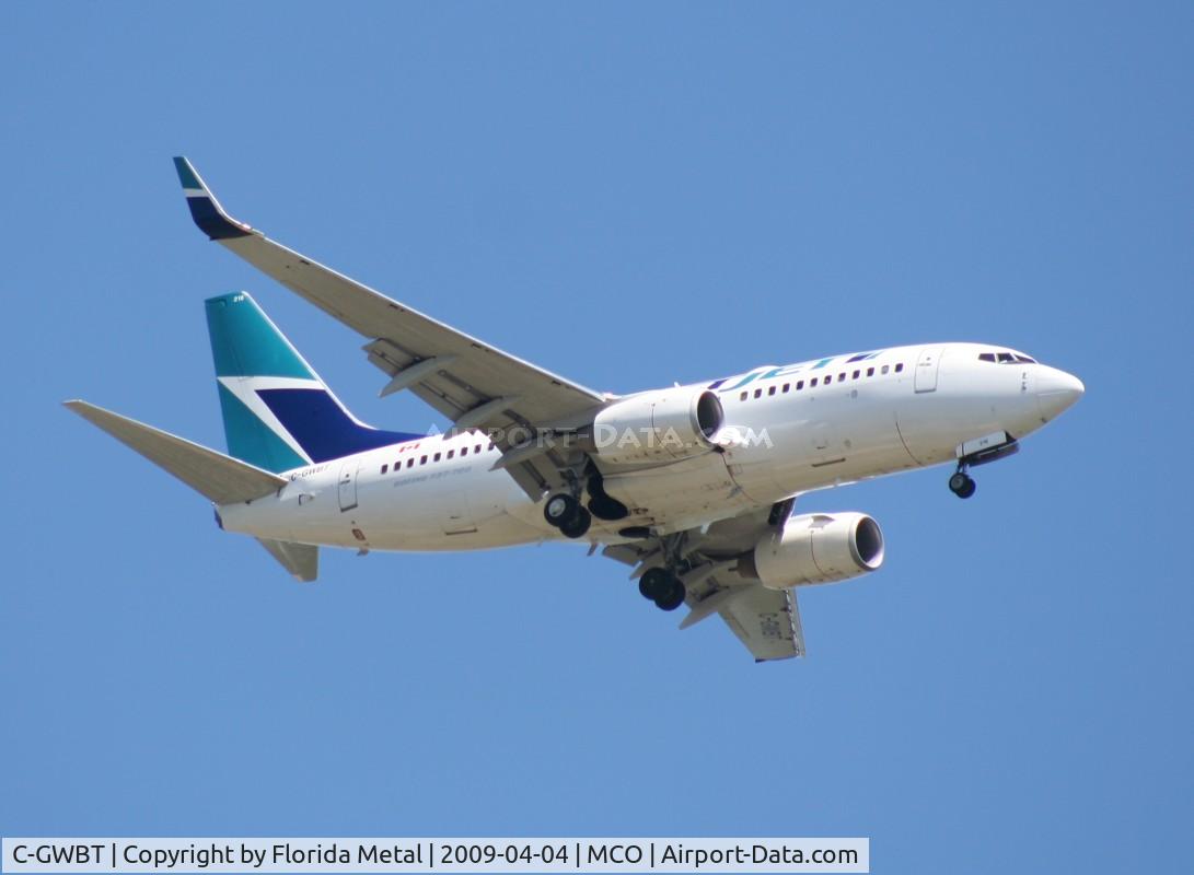 C-GWBT, 2003 Boeing 737-7CT C/N 32755, West Jet 737-700