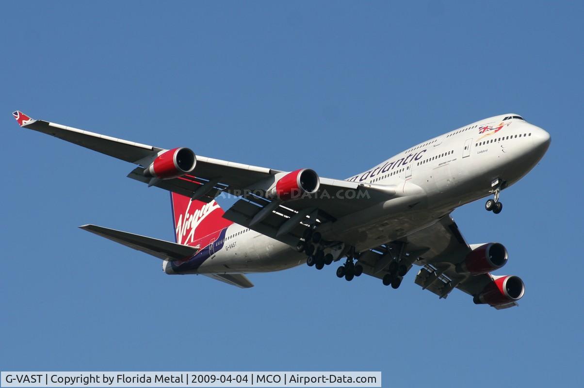 G-VAST, 1997 Boeing 747-41R C/N 28757, Virgin 747-400